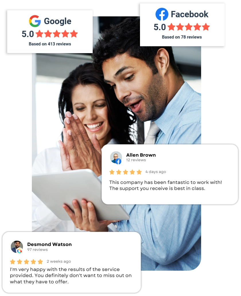 Build trust in your business by showcasing your amazing reviews
